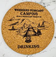 Cork Engraved Trivets and Coasters for Coffee Table Decor or Wall Art Great For Housewarming Gift