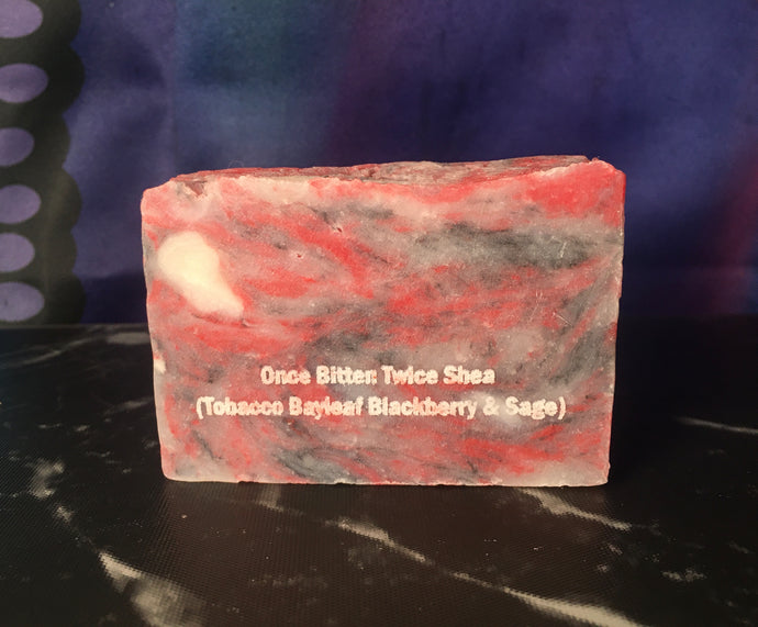 Once Bitten Twice Shea (Tobacco & Bay Leaf and Blackberry & Sage)- Artisan Soap